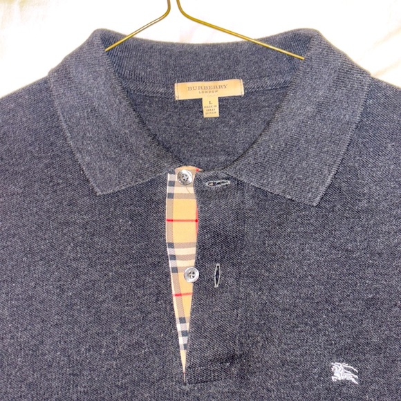 Burberry London Men’s Gray Polo - Picture 1 of 3